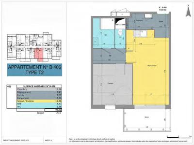 Louer Appartement 45 m2 Petit-quevilly