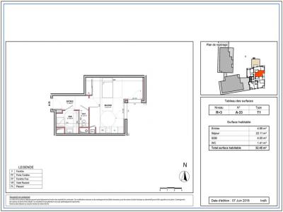 Louer Appartement 32 m2 Joue-les-tours