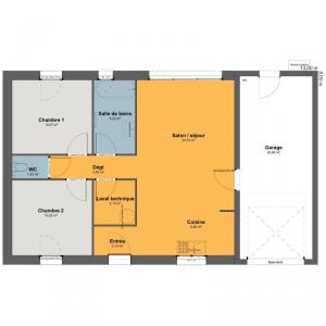 For sale Longeron 4 rooms 65 m2 Maine et loire (49710) photo 2