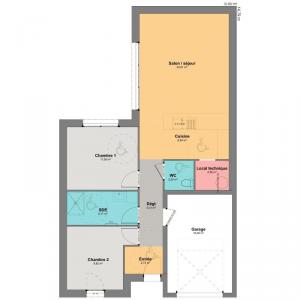 For sale Loroux-bottereau 4 rooms 74 m2 Loire atlantique (44430) photo 2
