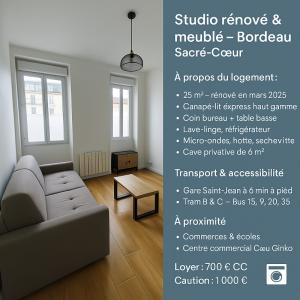 Louer Appartement 25 m2 Bordeaux