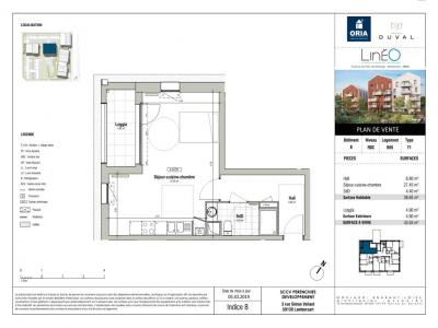 For rent Perenchies 1 room 38 m2 Nord (59840) photo 3