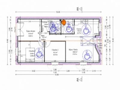 Louer Maison 70 m2 Avensan