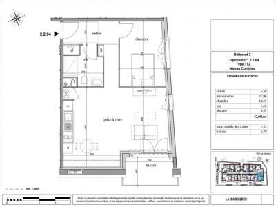 Louer Appartement 47 m2 Petit-quevilly