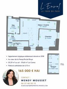 Annonce Vente 2 pi�ces Appartement Tour-du-parc 56