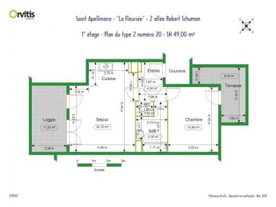 For rent Saint-apollinaire 2 rooms 49 m2 Cote d'or (21850) photo 0