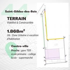 Acheter Terrain Saint-gildas-des-bois