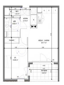 Annonce Location 2 pi�ces Appartement Castelnau-le-lez 34