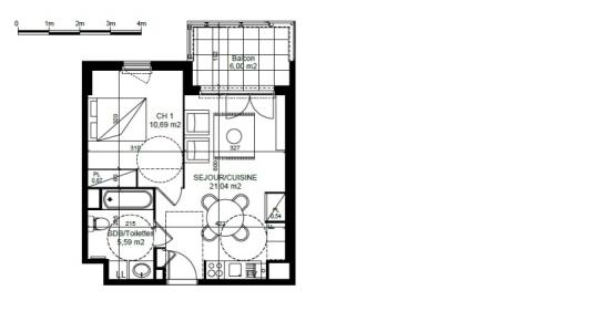 Annonce Location 2 pi�ces Appartement Saint-priest 69
