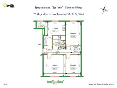 For rent Semur-en-auxois 3 rooms 67 m2 Cote d'or (21140) photo 0