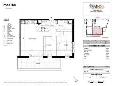 Annonce Location 3 pi�ces Appartement Saint-herblain 44