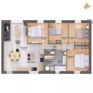 Acheter Maison 90 m2 Monthodon