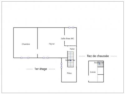 For rent Cergy 2 rooms 56 m2 Val d'Oise (95000) photo 4
