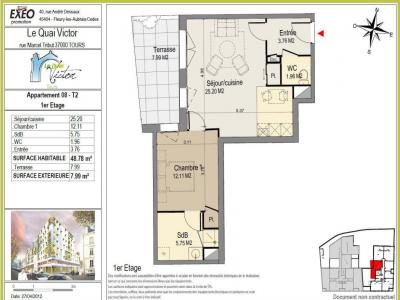Annonce Location 2 pi�ces Appartement Tours 37