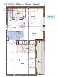 For rent Angers 3 rooms 68 m2 Maine et loire (49000) photo 0