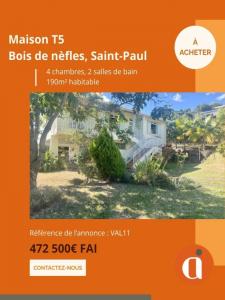 For sale Saint-paul 5 rooms 190 m2 Reunion (97460) photo 0