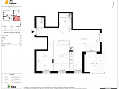 Annonce Vente 3 pi�ces Appartement Caluire-et-cuire 69