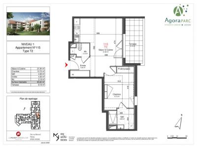 For rent Limoges 2 rooms 45 m2 Haute vienne (87000) photo 4