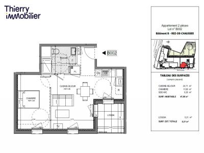 Annonce Vente 2 pi�ces Appartement Saint-gilles 35