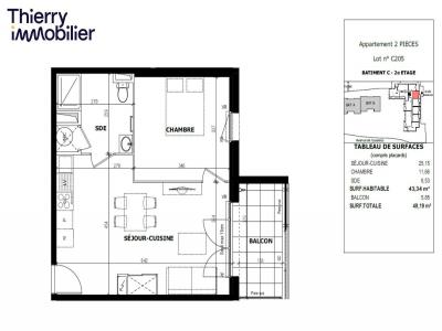 Annonce Vente 2 pi�ces Appartement Geveze 35