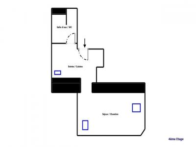 For rent Nantes 1 room 14 m2 Loire atlantique (44000) photo 0