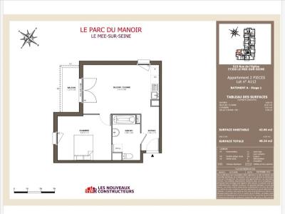 For rent Mee-sur-seine 2 rooms 43 m2 Seine et marne (77350) photo 1