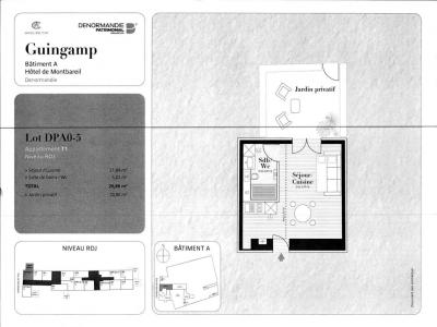 For rent Guingamp 1 room 26 m2 Cotes d'armor (22200) photo 2