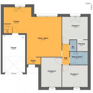 Acheter Maison 79 m2 Meilleraye-de-bretagne