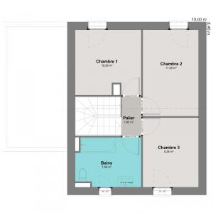 For sale Ligne 5 rooms 83 m2 Loire atlantique (44850) photo 3