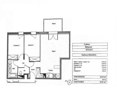 For sale Lormont 3 rooms 62 m2 Gironde (33310) photo 2