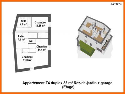 For sale CENTRE VILLE 4 rooms 85 m2 Ain (01120) photo 4