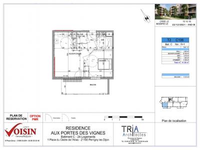 Louer Appartement Perrigny-les-dijon 699 euros