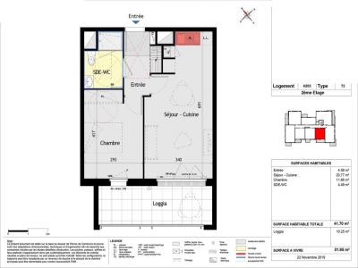 For rent Sorinieres 2 rooms 41 m2 Loire atlantique (44840) photo 1