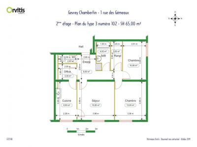 For rent Gevrey-chambertin 3 rooms 65 m2 Cote d'or (21220) photo 0