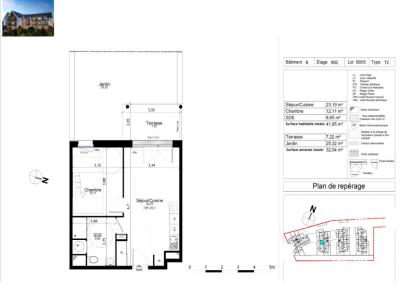 Louer Appartement 41 m2 Ponts-de-ce