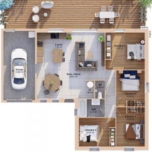 Acheter Maison 90 m2 Saint-marc-le-blanc