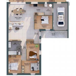Acheter Maison 106 m2 Chateaubernard