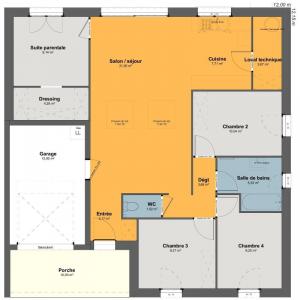 For sale Haute-goulaine 6 rooms 98 m2 Loire atlantique (44115) photo 2