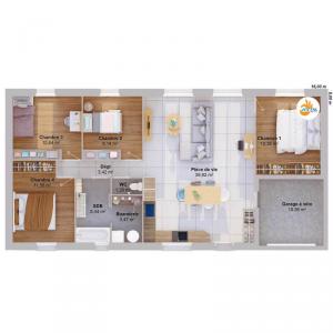 For sale Montbert 6 rooms 97 m2 Loire atlantique (44140) photo 2