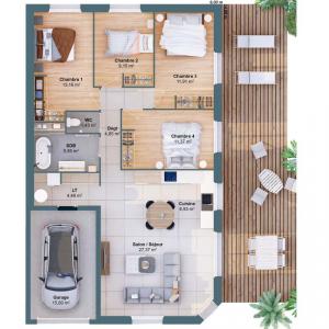 Acheter Maison 97 m2 Saint-julien-de-concelles