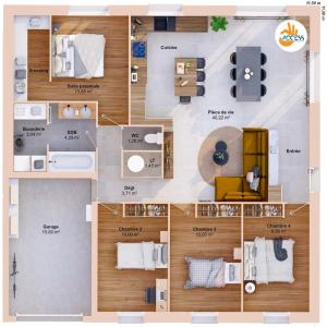 For sale Saint-andre-de-la-marche 6 rooms 97 m2 Maine et loire (49450) photo 2