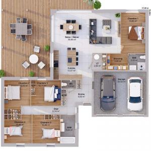 For sale Mouzeil 7 rooms 136 m2 Loire atlantique (44850) photo 4