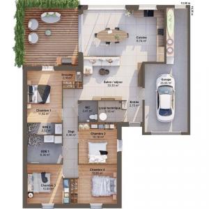 Acheter Maison 113 m2 Heric