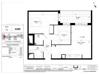 Annonce Vente 3 pi�ces Appartement Narbonne 11