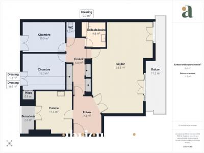Acheter Appartement 94 m2 Beaurecueil