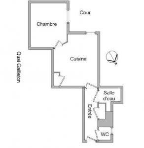Louer Appartement Lyon-2eme-arrondissement 555 euros