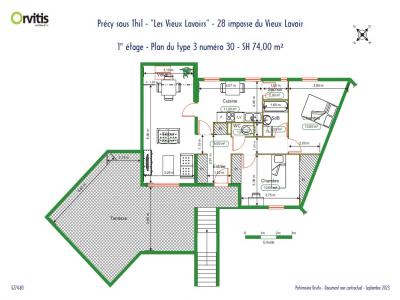 For rent Precy-sous-thil 3 rooms 74 m2 Cote d'or (21390) photo 0