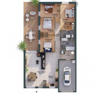 For sale Saint-clair-sur-les-monts 6 rooms 115 m2 Seine maritime (76190) photo 4
