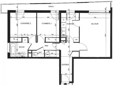 For rent Reze 3 rooms 64 m2 Loire atlantique (44400) photo 0