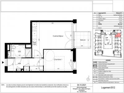 Annonce Location 2 pi�ces Appartement Cesson-sevigne 35